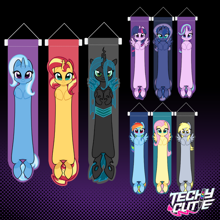 Long Pony Pin Banners