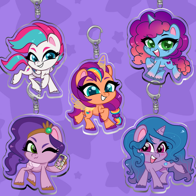Gen 5 Pony Keychains
