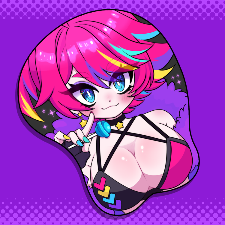 Techy Booba Oppai Mouse Pad