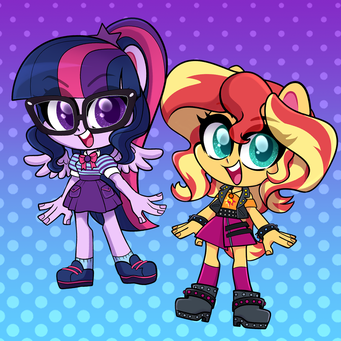 Mlp Sunset Shimmer And Twilight Princess Sunset Shimmer
