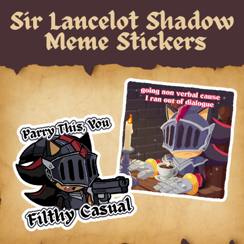 Lancelot Shadow Meme Stickers