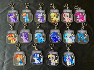 Pony Jar Keychains