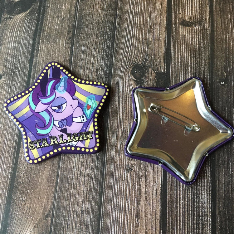 Starlight and Trixie Circus Buttons