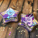 Starlight and Trixie Circus Buttons