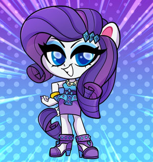 Equestria Girls Keychains (Sunset, SciTwi, Rarity)