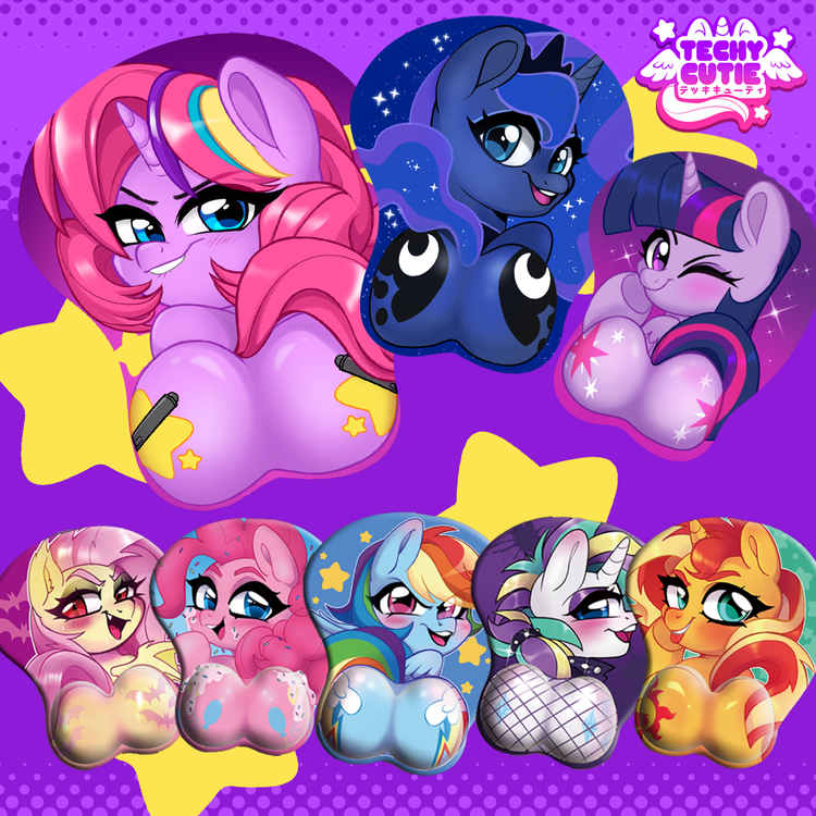 Squish Pony Mouse Pads