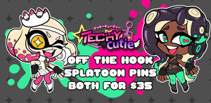 
            
                Load image into Gallery viewer, Off the Hook Splatoon Pins
            
        